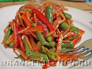 салат из стручковой фасоли