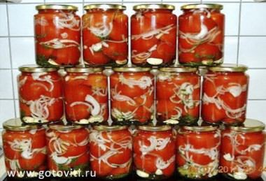 Помидоры в желе на зиму
