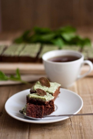 Торт "Мята и шоколад" —