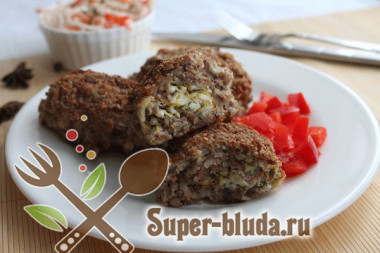 Гречаники с фаршем