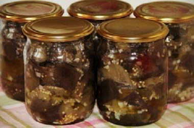 Баклажаны с чесноком