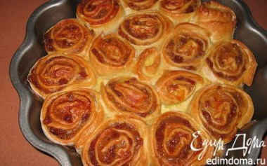 ПИРОГ "РОЗОЧКИ С ЯБЛОКАМИ И КОРИЦЕЙ"