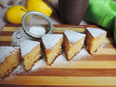 Необычный манник, и в мультиварке с хурмой