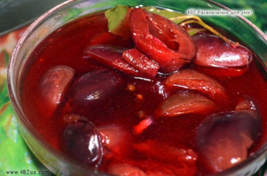 Сливы маринованные, как оливки