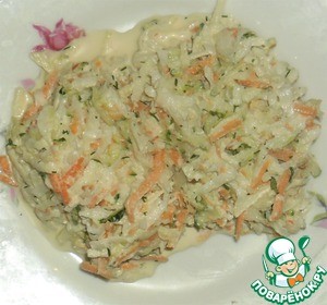 Салат с дайконом и морковью