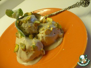 Мятное мороженое " Зеленый чай"