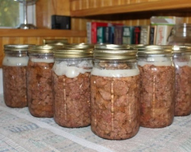 Домашняя тушенка из свинины