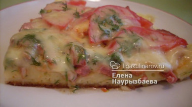 Быстрая пицца на сковороде