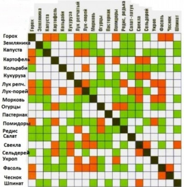 Таблица севооборота