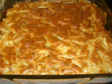 Ленивый пирог с капустой