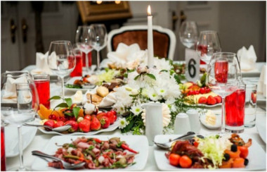 Составить свадебное меню в домашних условиях