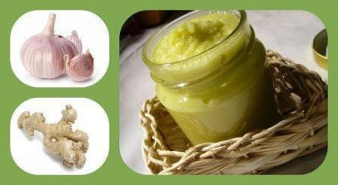 Имбирная паста с чесноком