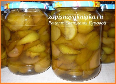 Грушевое варенье целыми дольками