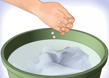 таблетку аспирина в стиральную машинку