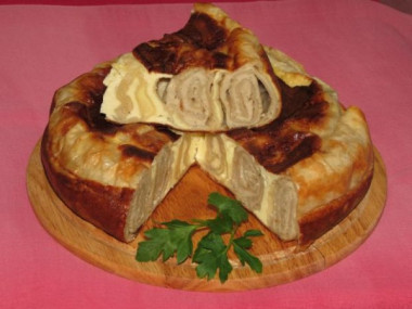 Мясной пирог в лаваше в RMC M-110