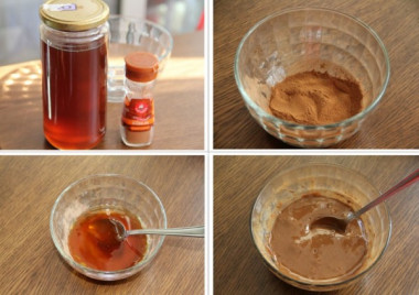 Мой «шоколад» — мед с корицей.