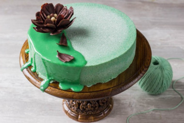 Мятный торт ( с велюром)