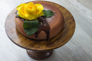 Торт мусс "Слива в шоколаде"