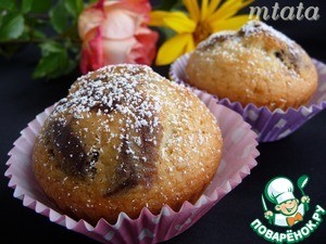 мраморные маффины