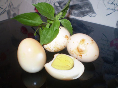 Печёные яйца. 