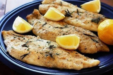 Минтай с лимоном