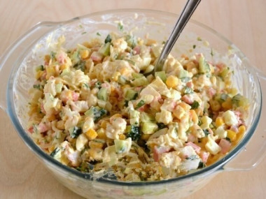 Салат "Снежный краб"