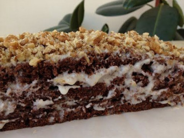 Шоколадный Торт на Кефире - Сочный!