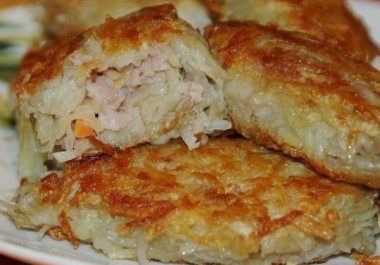 Картофельные зразы с фаршем