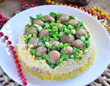 салат "Грибная поляна"