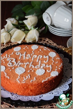 легкий бисквит