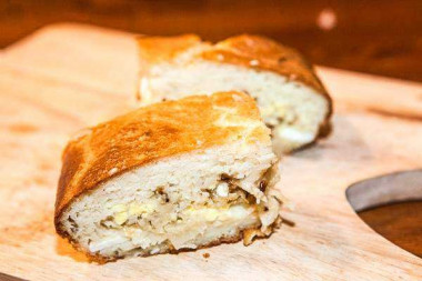 заливной пирог с капустой