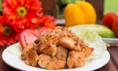 Куриное филе с содой и крахмалом