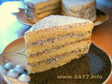 Торт сметанный