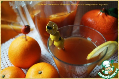 Коктейль чайно-цитрусовый "Осенний поцелуй"