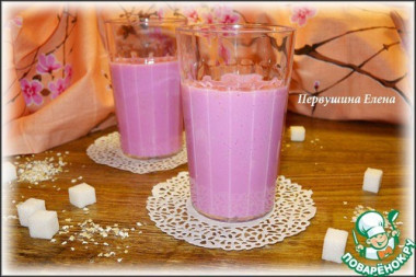 Смузи медово-кефирный со свекольным соком 