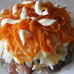 Салат "Лисья шубка"