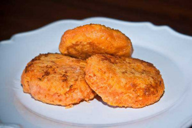 Морковный котлеты