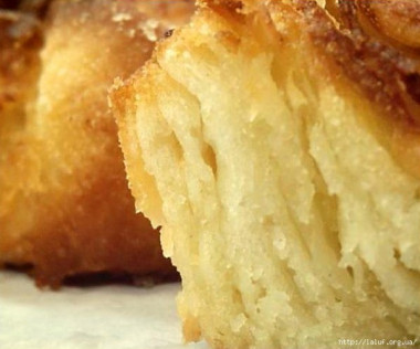 Пирог дрож.- начинка-слив.масло