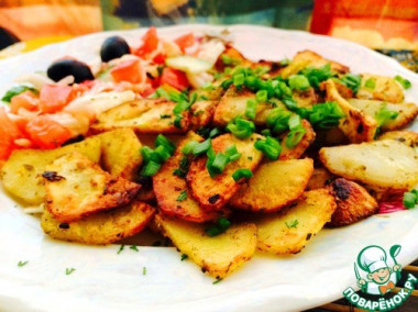 Картошка жареная -вкус шашлыка