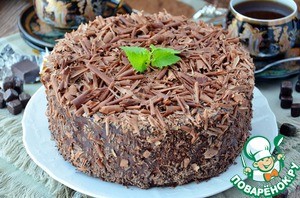 шоколадно-вишневый муссовый