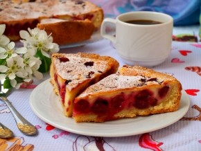 Пирог с замороженными ягодами