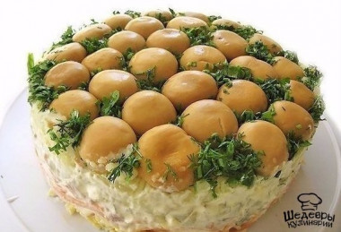 Салат "Грибная поляна"