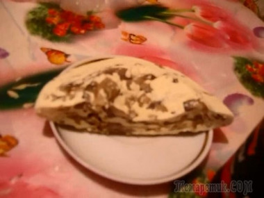 Домашний сыр с наполнителем