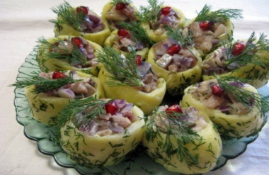 ОБАЛДЕННАЯ ЗАКУСКА С СЕЛЁДКОЙ 