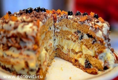 Торт "Трухлявый пень"