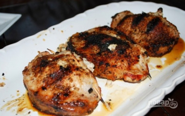 Мясные кармашки с грибами