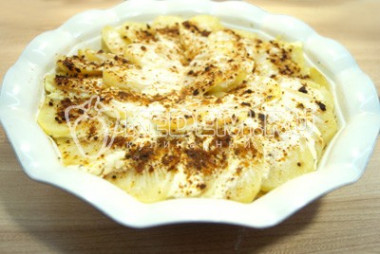 Рождественское мясо с квашеной капустой и картофелем