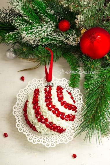 салат Новогодний шар