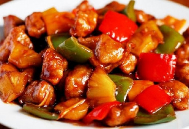 Мясо с овощами по — китайски