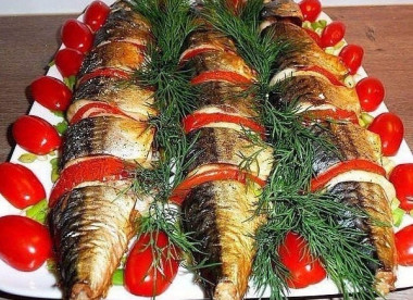 Скумбрия запеченная